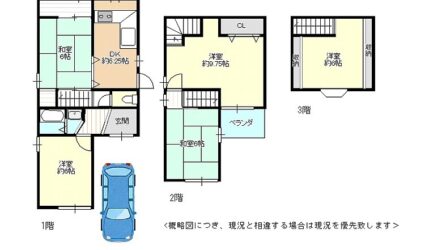 小山8丁目中古戸建間取り